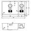 Abode Matrix R15 1.5 Bowl Large Undermount Steel Sink LH or RH