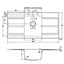 Abode ZERO 100 Double Drainer Granite Sink White