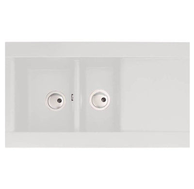Abode ASPEKT 150 Granite Sink White