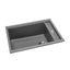 Abode Synchronist Large 1.25 Bowl Kitchen Sink Inset / Undermount Grey