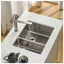 Abode Matrix R15 1.5 Bowl Undermount Steel Sink LH or RH