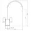 Abode Atik Dual Lever Tap - WRAS Approved Chrome