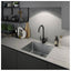 Abode Matrix R15 1.0 Bowl 54cm Undermount Sink AW5122