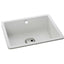 Abode MATRIX SQGR15 1.0 Bowl Granite Sink Large Bowl White