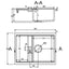 Abode Synchronist Compact 1.25 Bowl Kitchen Sink with Drainer Grey