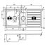 Abode AW5113 NERON 1.5 Inset Stainless Steel Sink