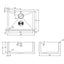 Abode AW5135 Stainless Steel Belfast Sink 1 Bowl