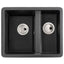 Abode MATRIX SQGR15 1.5 Bowl Granite Sink Black