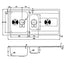 Abode AW5103 IXIS 1.5 Inset Stainless Steel Sink