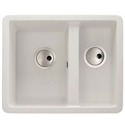 Abode MATRIX SQGR15 1.5 Bowl Granite Sink White