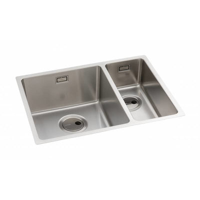 Abode Matrix R15 1.5 Bowl Undermount Steel Sink LH or RH