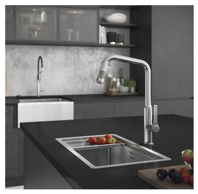 Abode Studio 1B Undermount Sink (inc. Accessories) - St/Steel