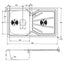 Abode Trydent 1B & Drainer Inset Sink - St/Steel