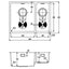 Abode Matrix R15 1.5 Bowl Undermount Steel Sink LH or RH