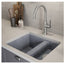 Abode MATRIX SQ GR15 1.5 Bowl Granite Sink Grey