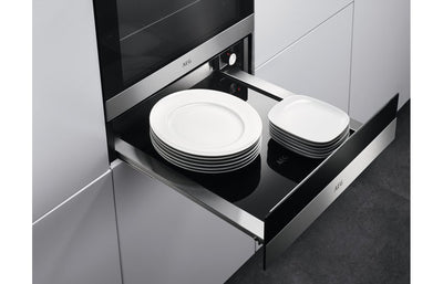 AEG KDK911424M 14cm Warming Drawer - Black Glass & St/Steel LAE99006
