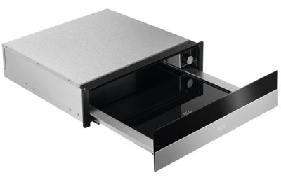 AEG KDK911424M 14cm Warming Drawer - Black Glass & St/Steel LAE99006