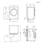 AEG LFR71844B F/S 8kg 1400rpm Washing Machine - White