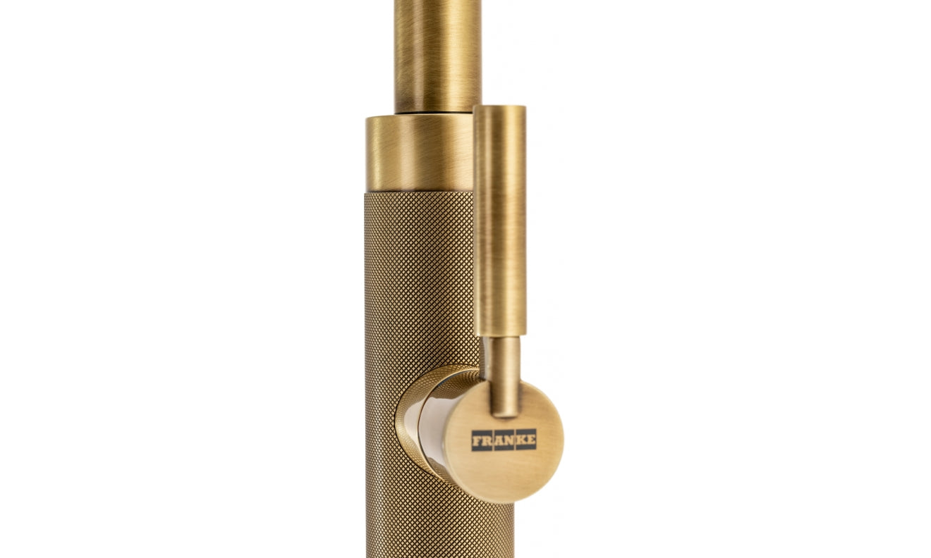 Franke Tessuto L Spout Brass 115.0692.198