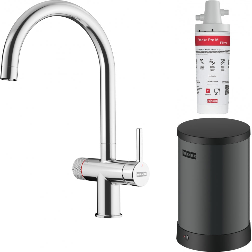 Franke Maris Water Hub 3-in-1 Mechanical Tap – Chrome