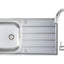 Prima 1B Inset Sink & Staten Tap Pack - St/Steel & Chrome PPR8047