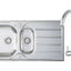 Prima 1.5B Inset Sink & Staten Tap Pack - St/Steel & Chrome PPR8049