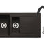 Prima+ Granite 1.5B Inset Sink & Swan Neck Mixer Tap Pack - Black PPR8052