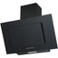 Prima  70cm Angled Chimney Hood - Black Glass PRAE0034