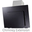 Prima STAINLESS STEEL ANGLED CHIMNEY HOOD EXTENSION PRAE900