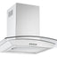 Prima Oven, Gas Hob & Curved Glass Chimney Hood Pack - St/Steel PPR1049