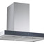 Prima PRCH031 60cm Box Chimney Hood - Black & St/Steel PRCH031