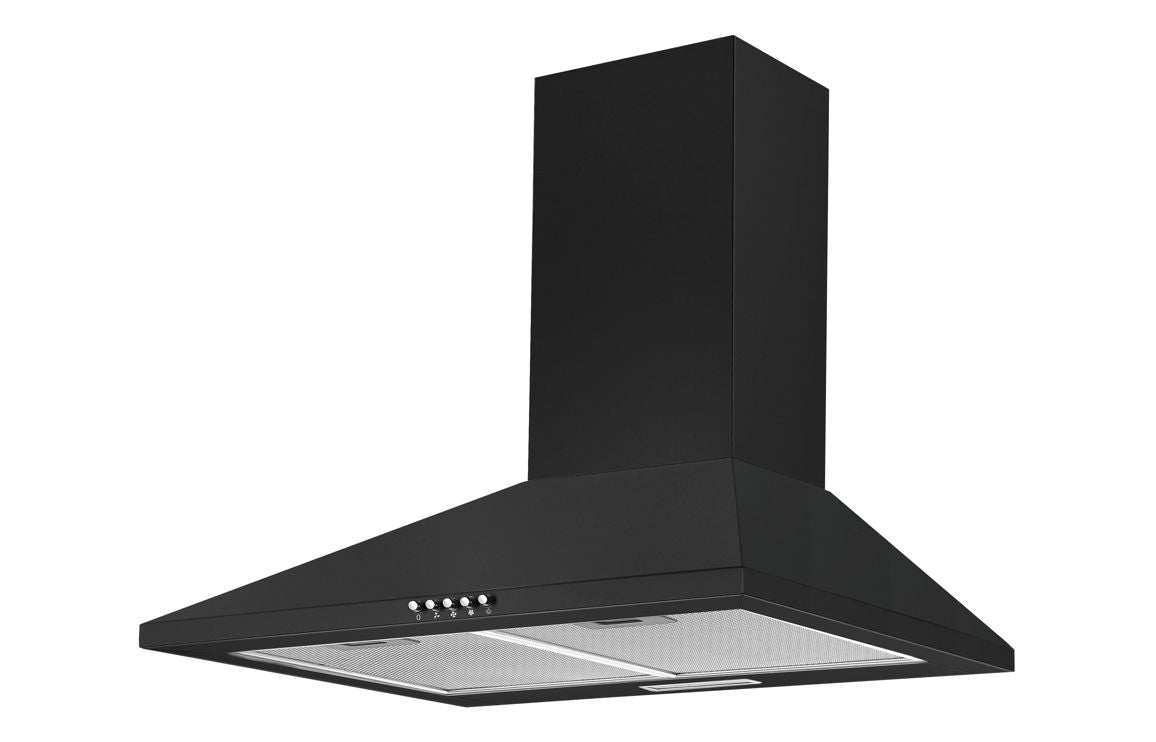 Prima PRCH033 60cm Chimney Hood - Black  PRCH033