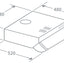 Prima 60CM SILVER VISOR HOOD PRCH400