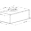 Prima  70cm Integrated Hood - Grey PRCH703