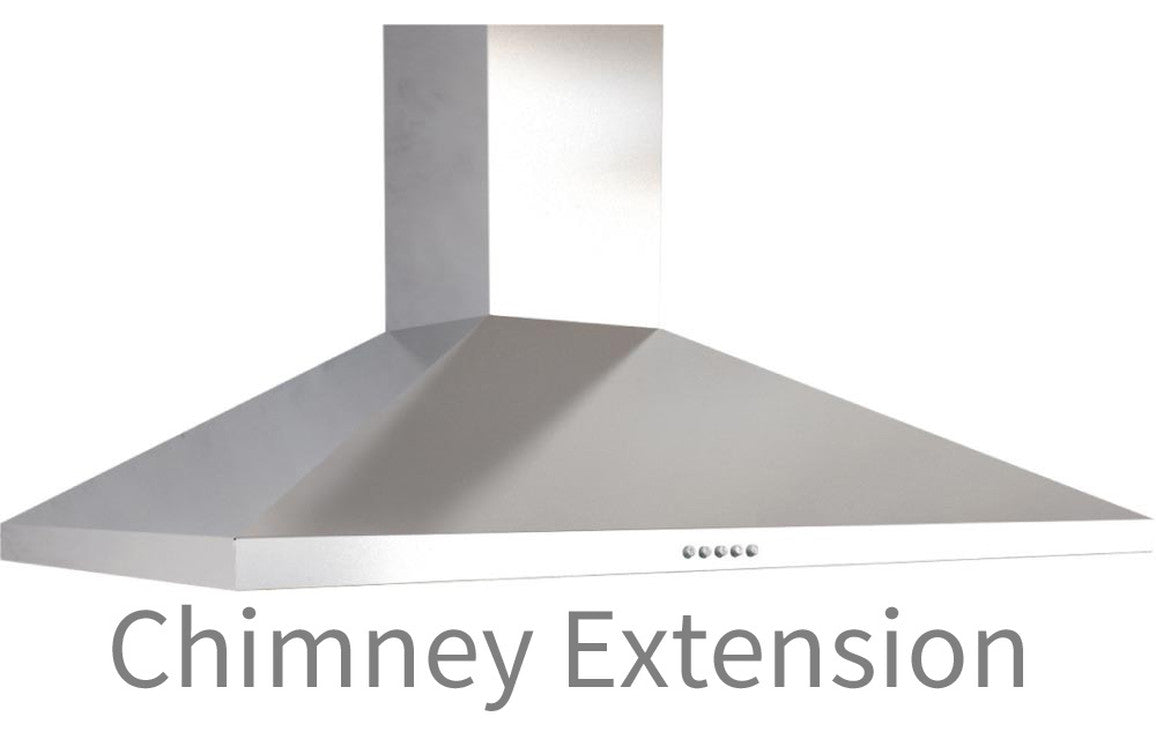 Prima 81cm Chimney Hood Extension - St/Steel PRCH800
