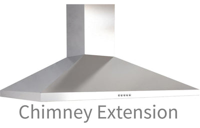 Prima 81cm Chimney Hood Extension - St/Steel PRCH800