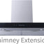 Prima 81cm Chimney Hood Extension - St/Steel PRCH802
