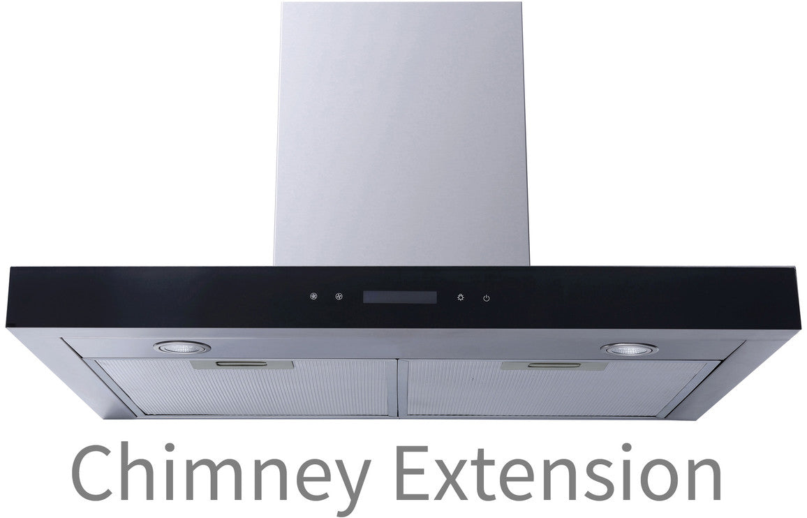 Prima 81cm Chimney Hood Extension - St/Steel PRCH802