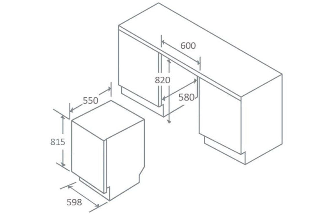 PRIMA+ 60CM INTEGRATED DISHWASHER PRDW214