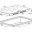 Prima 78cm Induction Hob - Black PRIH022