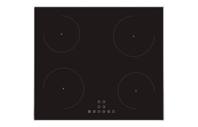 Prima PRIH024 60cm Framed Induction Hob - Black & St/Steel