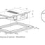 Prima PRVH002 80cm Venting Induction Hob - Black