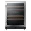 Prima PRWC406 B/I 60cm Wine Cooler - Stainless Steel
