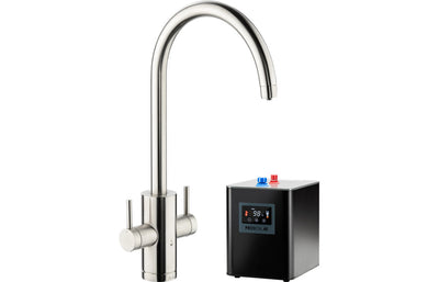Abode Profile 4 IN 1 Monobloc Tap & Proboil.4E Tank - Brushed Nickel PT10022
