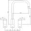 Abode Project 4 IN 1 3 Part Tap & Proboil.4E Tank - Matt Black PT1054