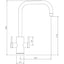 Abode Project 4 IN 1 Monobloc Tap & Proboil.4E Tank - Brushed Brass PT1052