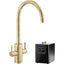 Abode Profile 4 IN 1 Monobloc Tap & Proboil.4E Tank - Antique Brass PT1051