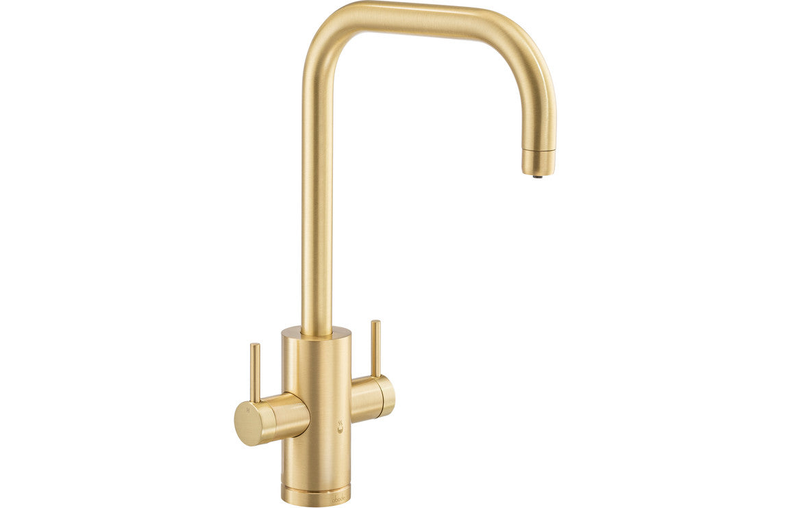 Abode Project 4 IN 1 Monobloc Tap & Proboil.4E Tank - Brushed Brass PT1052