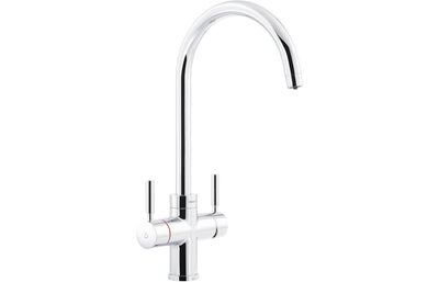 Abode Prostream 3 IN 1 Swan Spout Monobloc Tap - Chrome PT1101
