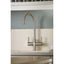 Abode Prostream 3 IN 1 Swan Spout Monobloc Tap - Brushed Nickel PT1102